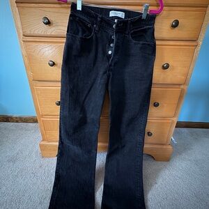 Abercrombie & Fitch Black 90s Baggy Low Rise